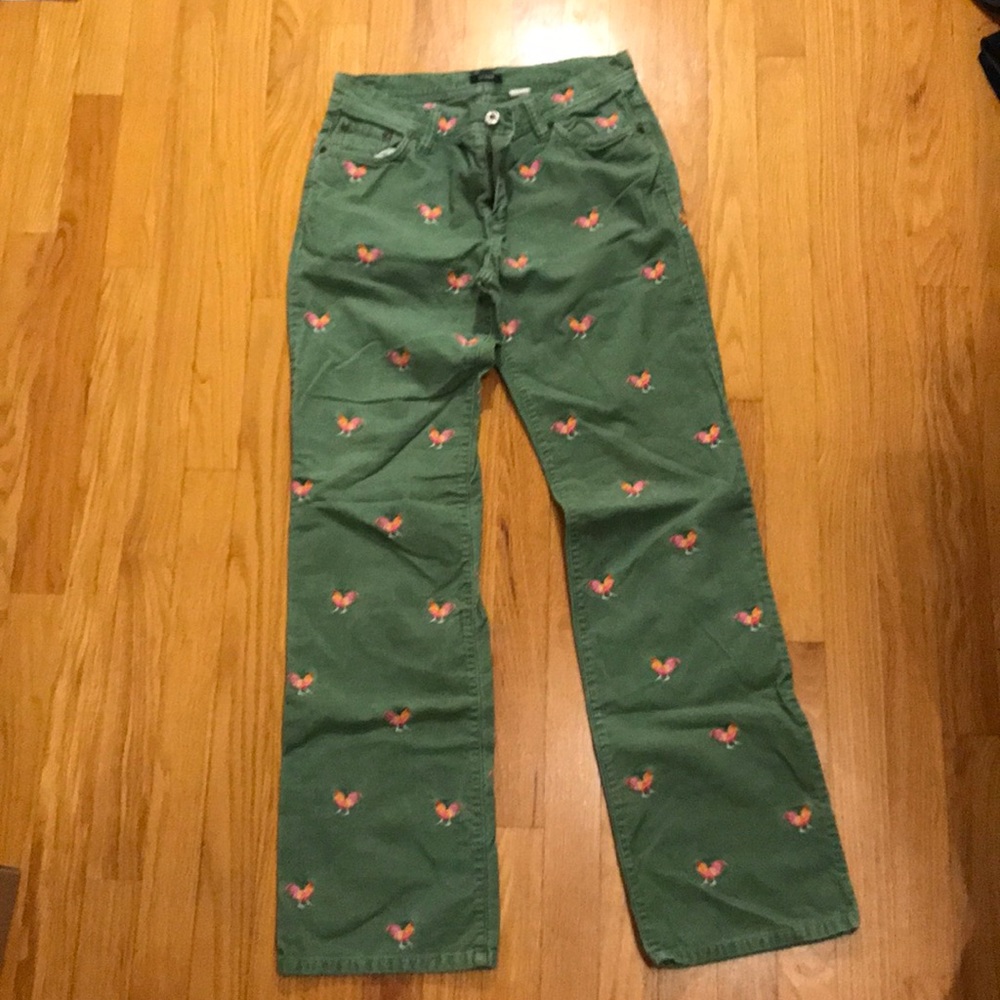 Pink Rooster Corduroy